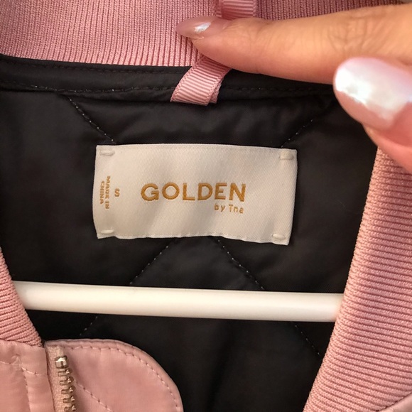 Aritzia golden by tna quilted bomber jacket - Picture 3 of 4